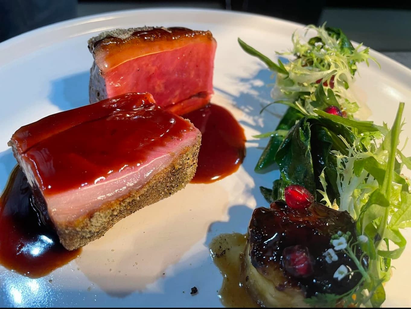 Spontanéité et gourmandise, menu de Chef Romain