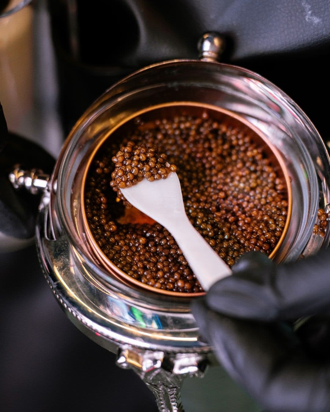 Plat de Chef Cheffe Caviar : Dégustation de caviar en déambulation - formule découverte