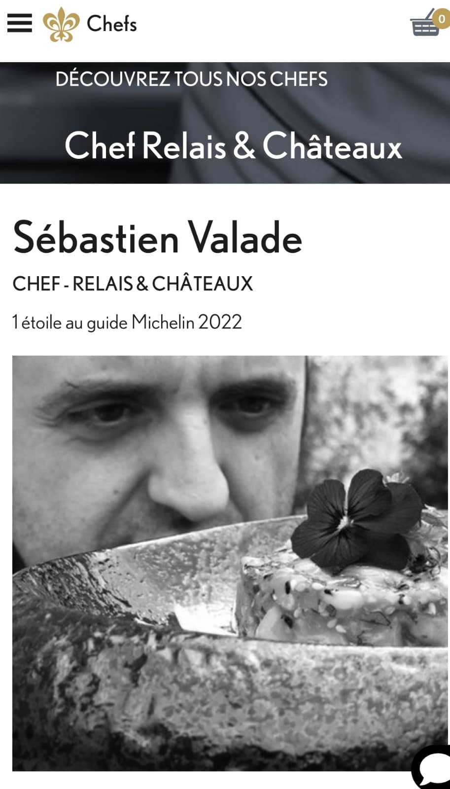 Photo de couverture de Chef Sébastien Valade