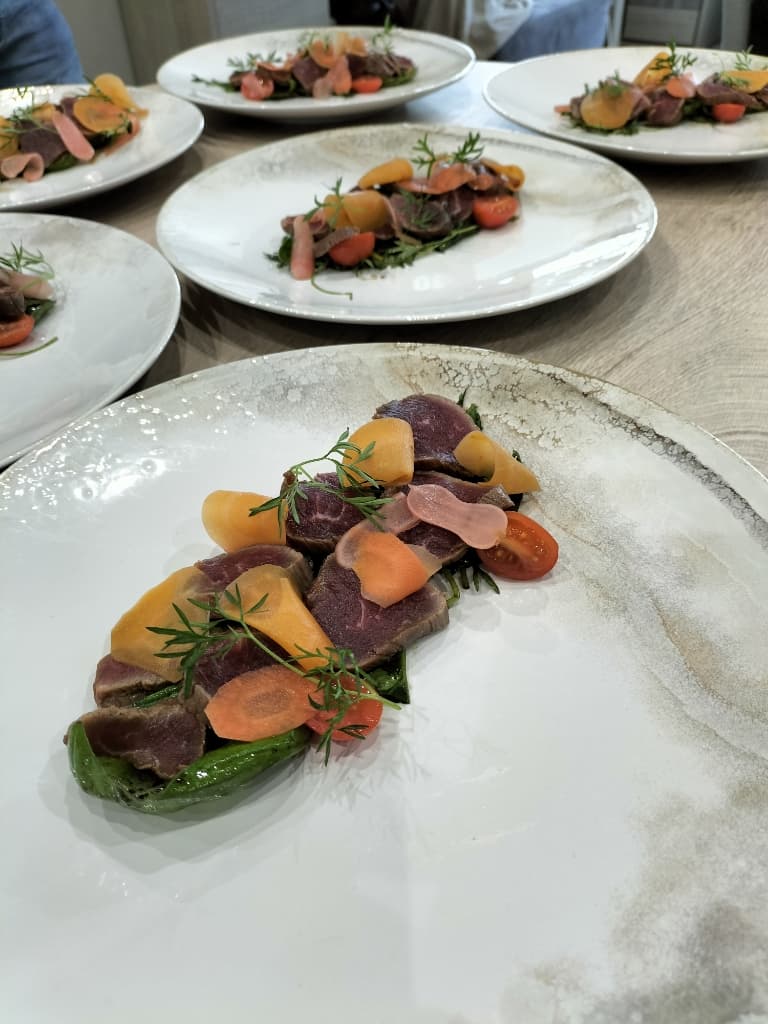 Plat de Chef Nacer : Le soleil à l’horizon