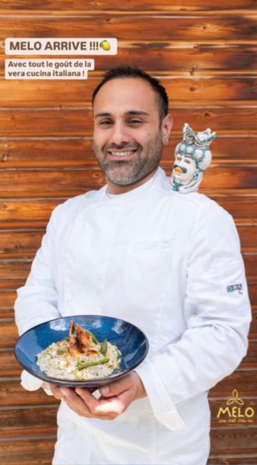 Portrait de Chef Carmelo, chef à domicile