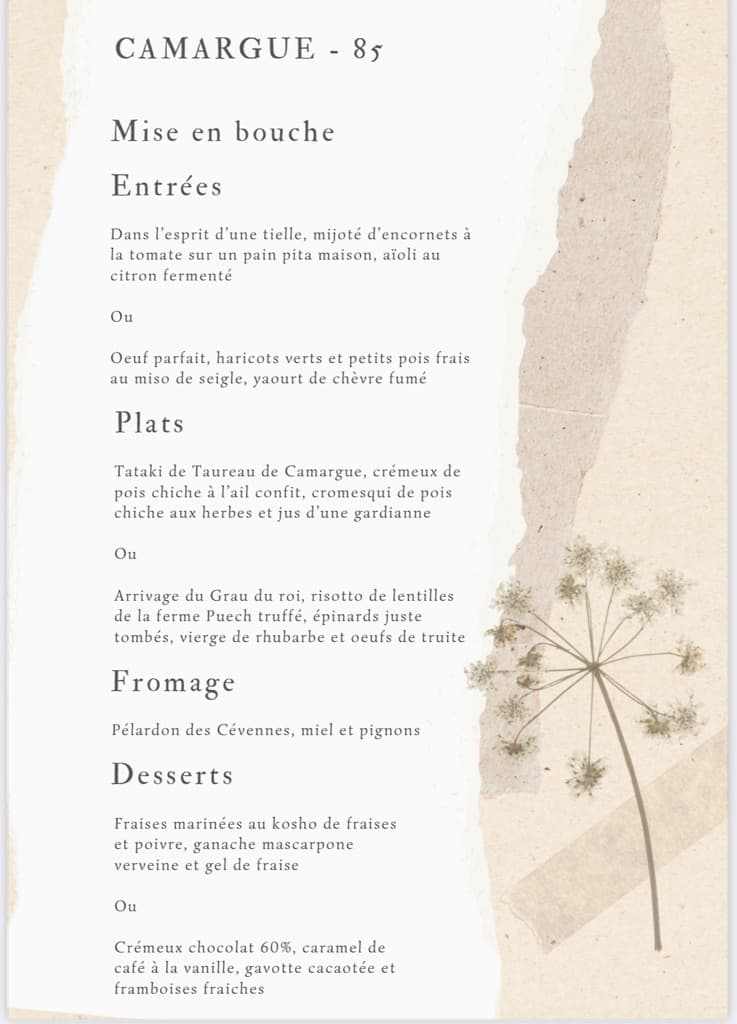 Photo 1 du menu Camargue
